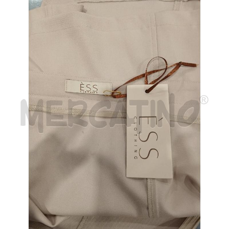 GONNA ESS CLOTHING BEIGE CARTELLINATA | Mercatino dell'Usato Salerno fratte 3