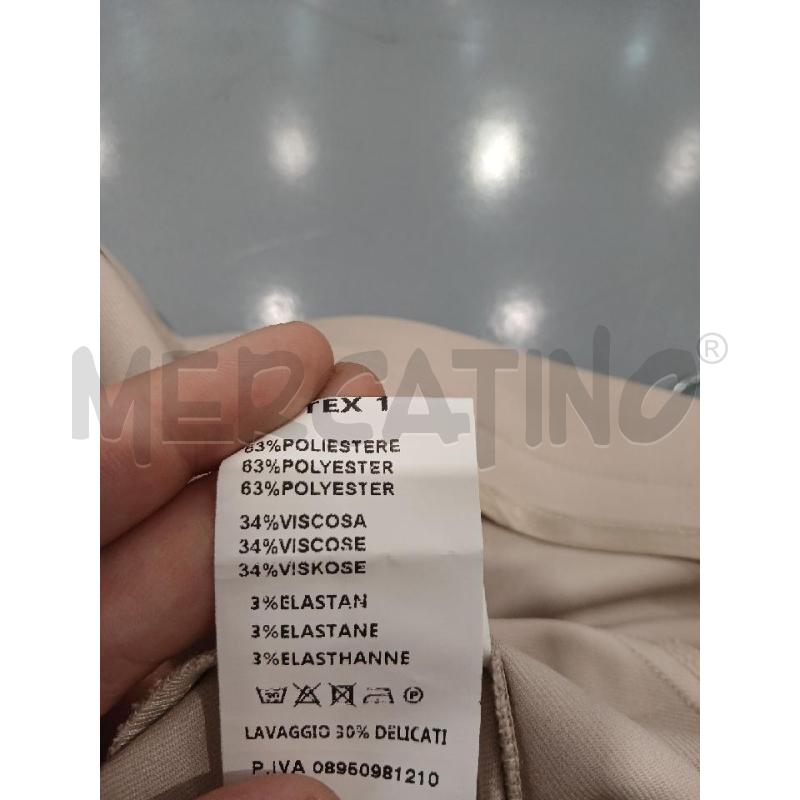GONNA ESS CLOTHING BEIGE CARTELLINATA | Mercatino dell'Usato Salerno fratte 4