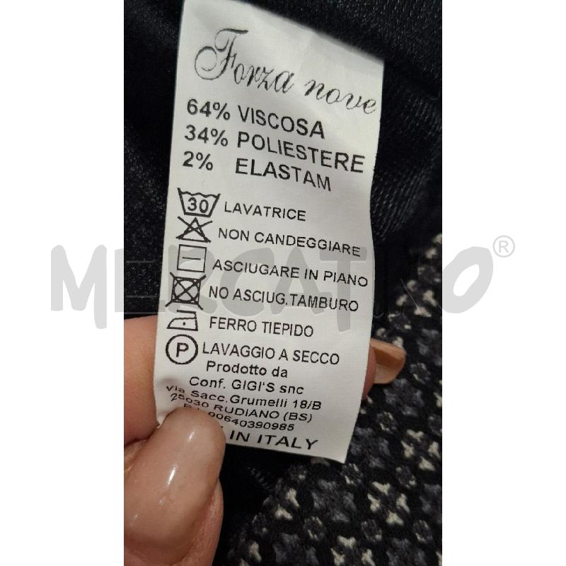 GONNA FORZA 9 GRIGIO ANTRACITE FANT. FIORI BIANCHI | Mercatino dell'Usato Salerno fratte 4