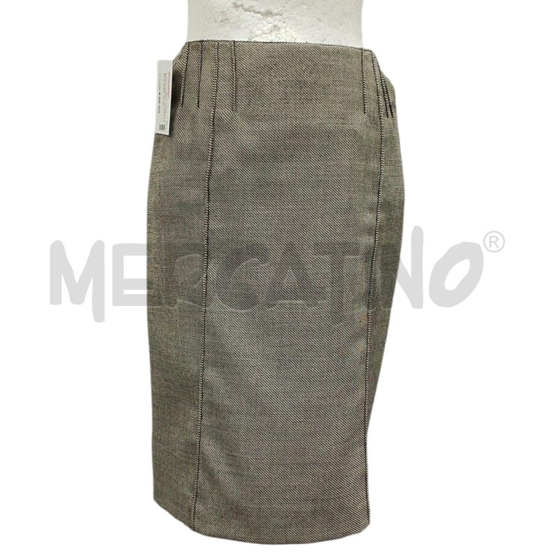 GONNA MARELLA TWEED BEIGE NERO | Mercatino dell'Usato Salerno fratte 1