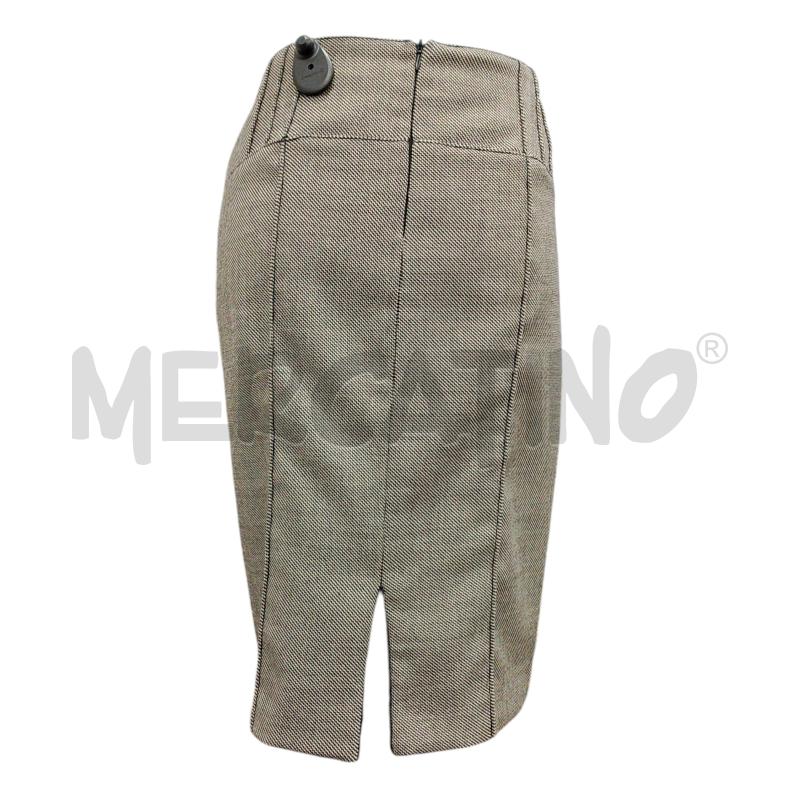 GONNA MARELLA TWEED BEIGE NERO | Mercatino dell'Usato Salerno fratte 2