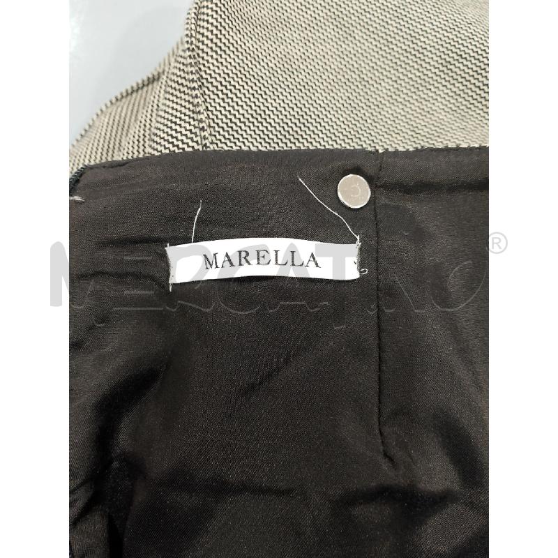 GONNA MARELLA TWEED BEIGE NERO | Mercatino dell'Usato Salerno fratte 3