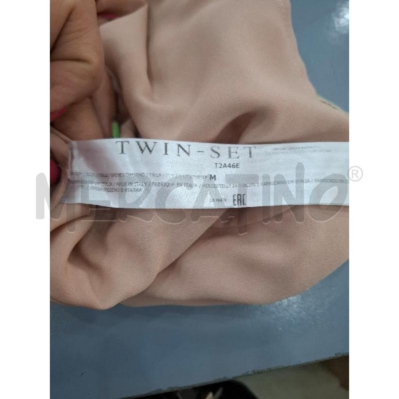 GONNA TWINSET ROSA CIPRIA TRAFORATA | Mercatino dell'Usato Salerno fratte 4
