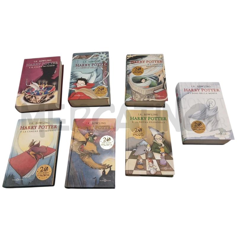 HARRY POTTER 20 ANNI DI MAGIA COMPLETA 7 VOLUMI | Mercatino dell'Usato Salerno fratte 1