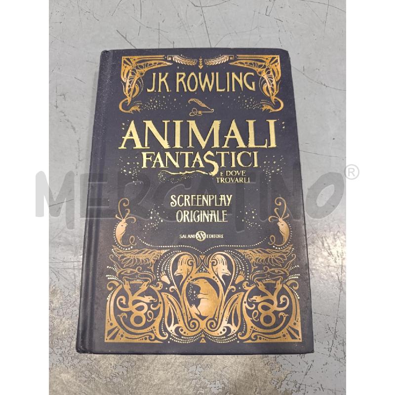 HARRY POTTER ANIMALI FANTASTICI E DOVE TROVARLI SCREENPLAY | Mercatino dell'Usato Salerno fratte 1