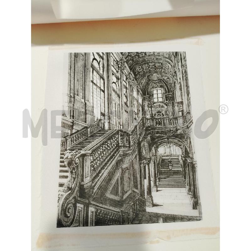 INCISIONE PALAZZO MADAMA AUTORE  | Mercatino dell'Usato Salerno fratte 1