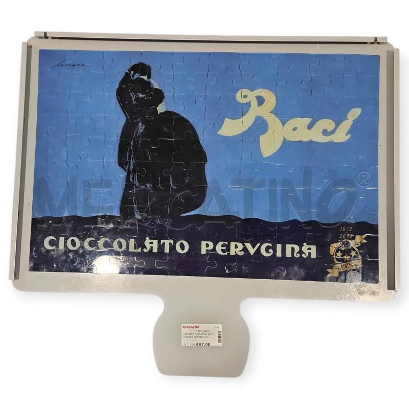 INSEGNA PERUGINA BAR PUZZLE MAGNETICO ESPOSITORE 100 ANNI  | Mercatino dell'Usato Salerno fratte 2