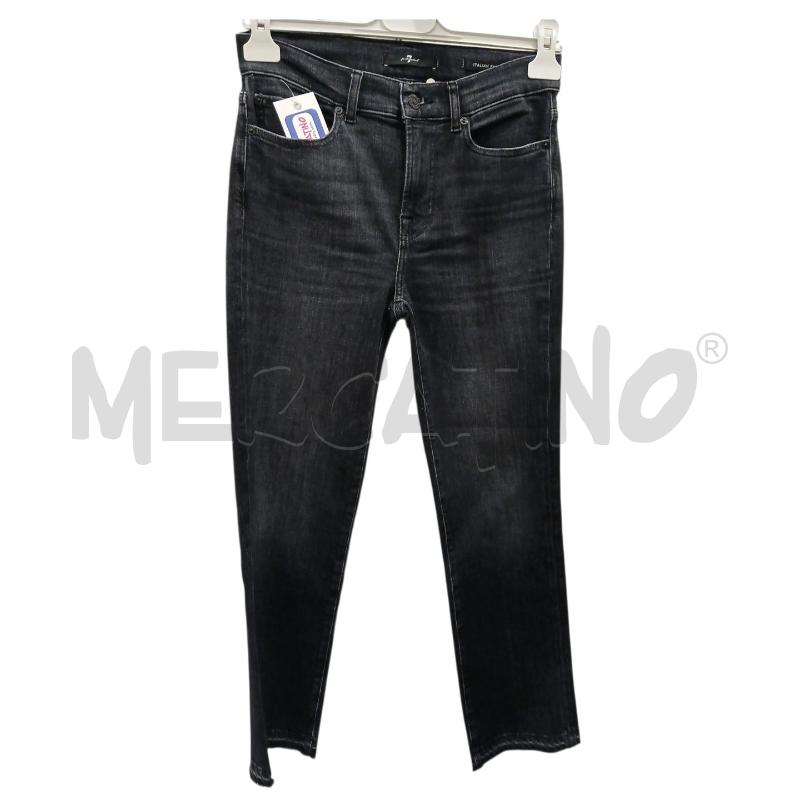 JEANS DONNA 7 FOR ALL MANKIND SCURO | Mercatino dell'Usato Salerno fratte 1
