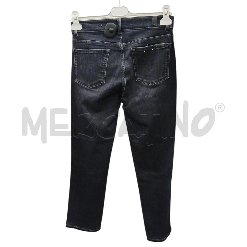 JEANS DONNA 7 FOR ALL MANKIND SCURO | Mercatino dell'Usato Salerno fratte 2