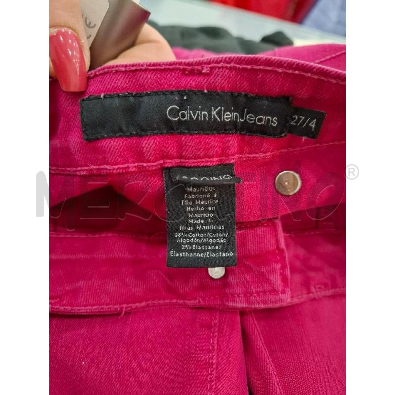 JEANS DONNA CALVIN KLEIN FUCSIA | Mercatino dell'Usato Salerno fratte 2