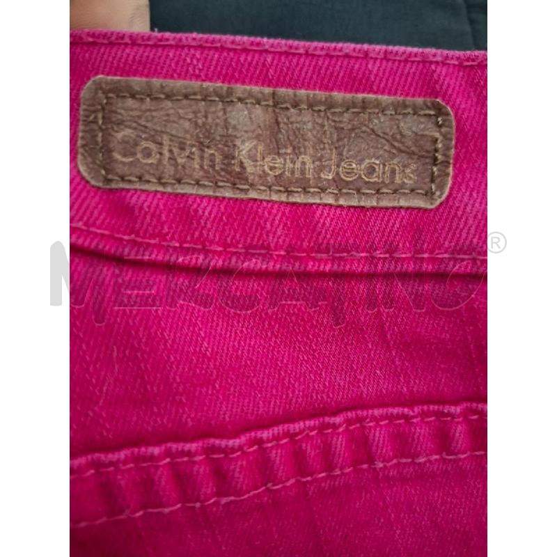 JEANS DONNA CALVIN KLEIN FUCSIA | Mercatino dell'Usato Salerno fratte 3