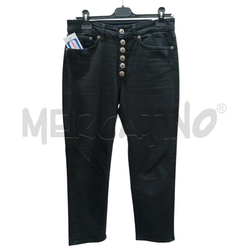 JEANS DONNA DONDUP NERO CHIUS. A BOTTONI | Mercatino dell'Usato Salerno fratte 1