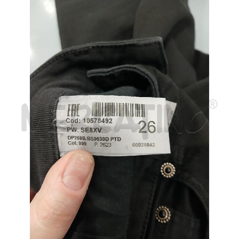 JEANS DONNA DONDUP NERO CHIUS. A BOTTONI | Mercatino dell'Usato Salerno fratte 4