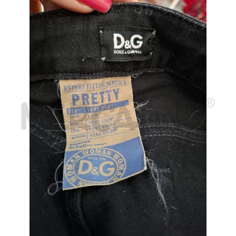 JEANS DONNA D&G NERO | Mercatino dell'Usato Salerno fratte 3