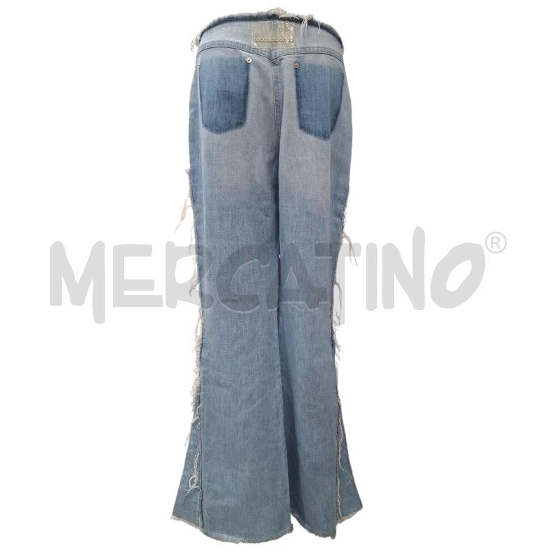 JEANS DONNA ROCCO BAROCCO MOD. LARGO A ZAMPA | Mercatino dell'Usato Salerno fratte 2