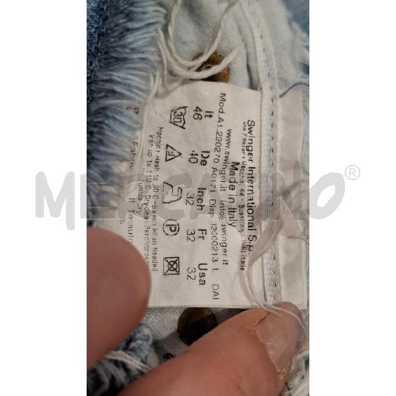 JEANS DONNA ROCCO BAROCCO MOD. LARGO A ZAMPA | Mercatino dell'Usato Salerno fratte 5