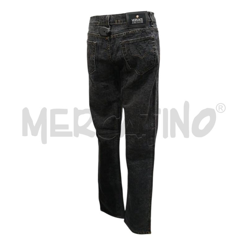 JEANS DONNA VERSACE COUTURE GRIGIO EFFETTO GLITTERATO | Mercatino dell'Usato Salerno fratte 2