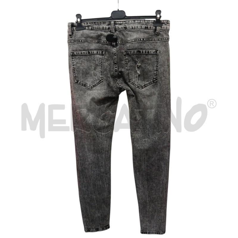 JEANS UOMO BRUNO LEONI GRIGIO SFUM. EFFETTO DISTRESSED TG.48 | Mercatino dell'Usato Salerno fratte 2