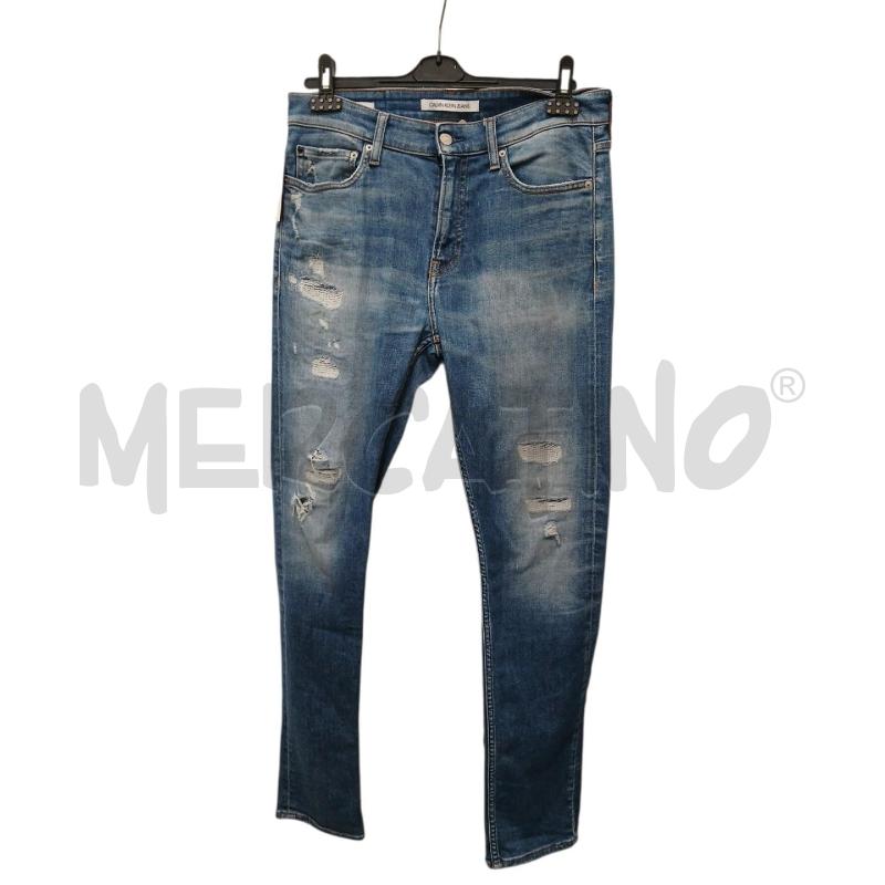 JEANS UOMO CALVIN KLEIN JEANS EFFETTO ROPING | Mercatino dell'Usato Salerno fratte 1