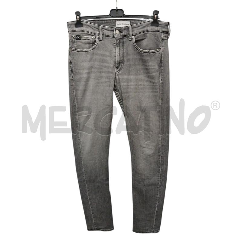 JEANS UOMO CALVIN KLEIN JEANS GRIGIO SCURO | Mercatino dell'Usato Salerno fratte 1