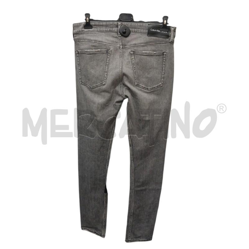 JEANS UOMO CALVIN KLEIN JEANS GRIGIO SCURO | Mercatino dell'Usato Salerno fratte 2