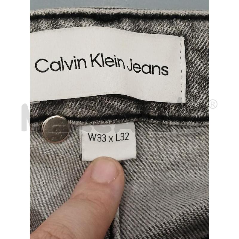 JEANS UOMO CALVIN KLEIN JEANS GRIGIO SCURO | Mercatino dell'Usato Salerno fratte 3