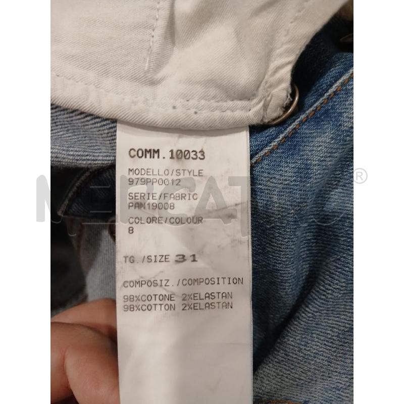 JEANS UOMO ELEVENTY LAVAGGIO CHIARO TG. 31 | Mercatino dell'Usato Salerno fratte 4