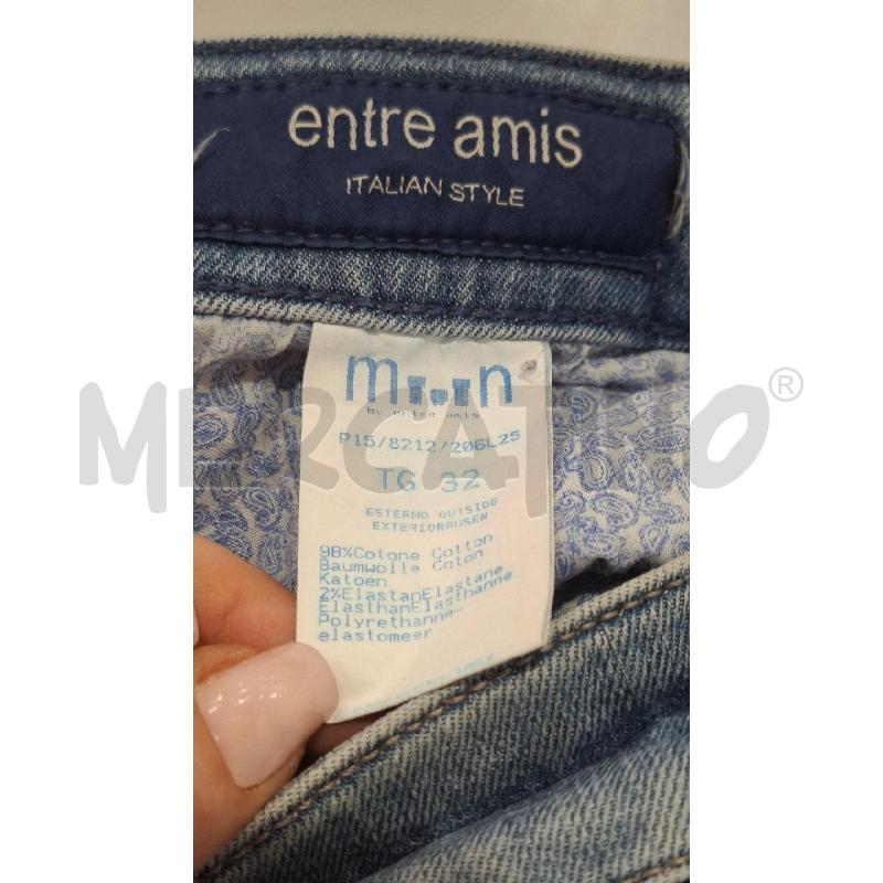 JEANS UOMO ENTRE AMIS EFFETTO STAIN STONEWASH | Mercatino dell'Usato Salerno fratte 4