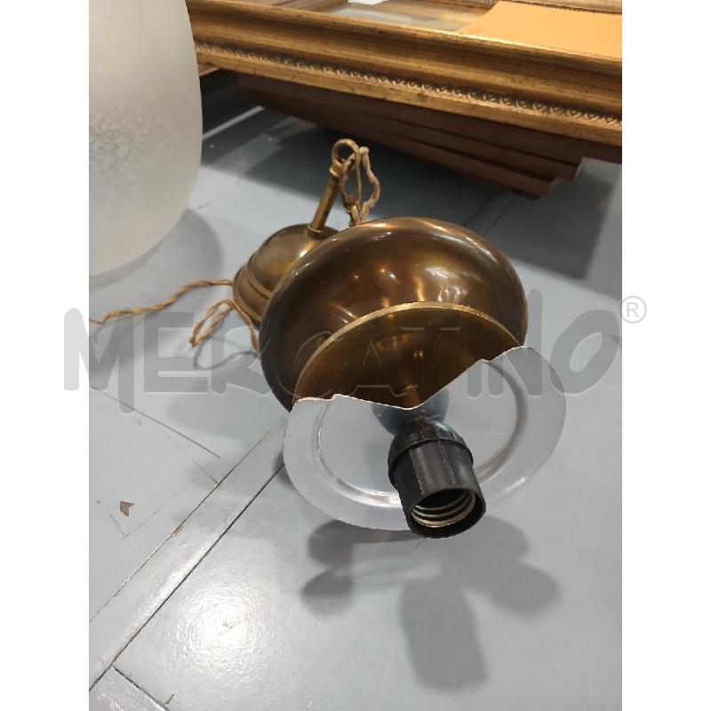 LAMPADARIO COPPA VETRO | Mercatino dell'Usato Salerno fratte 2