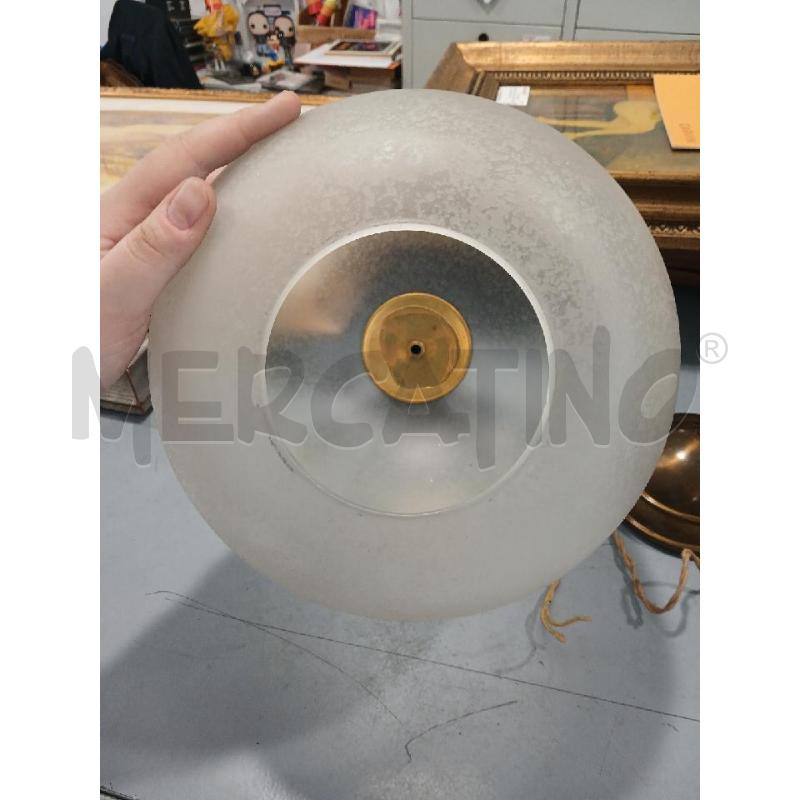 LAMPADARIO COPPA VETRO | Mercatino dell'Usato Salerno fratte 4