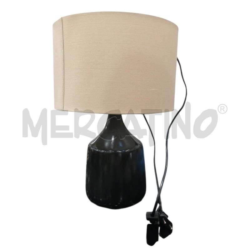 LAMPADA CER NERA CON SHADER BAIGE | Mercatino dell'Usato Salerno fratte 1