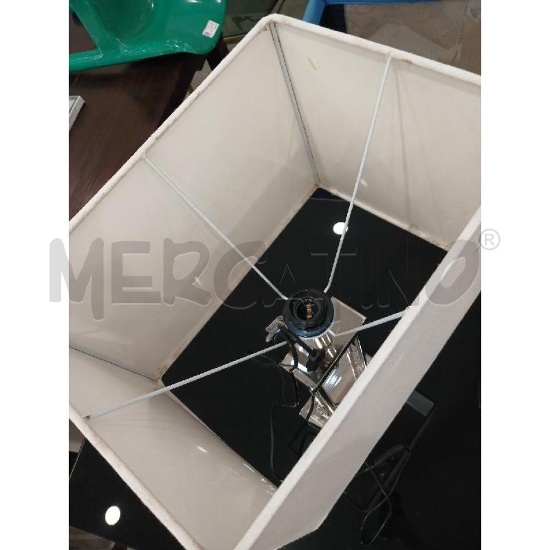 LAMPADA DA TAVOLO ZARA CROMO CON PARALUME BIANCO | Mercatino dell'Usato Salerno fratte 2