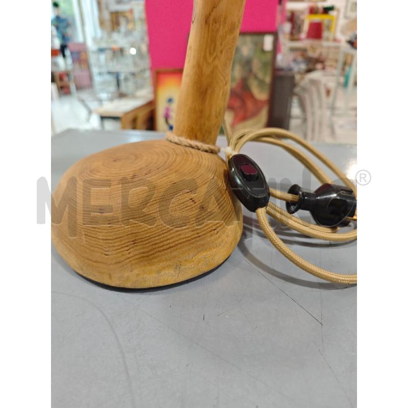LAMPADA LEGNO FATTA A MANO | Mercatino dell'Usato Salerno fratte 2