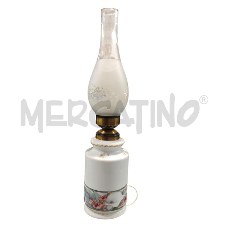 LAMPADA LUME LIMOGES BIANCO CALLE  | Mercatino dell'Usato Salerno fratte 1
