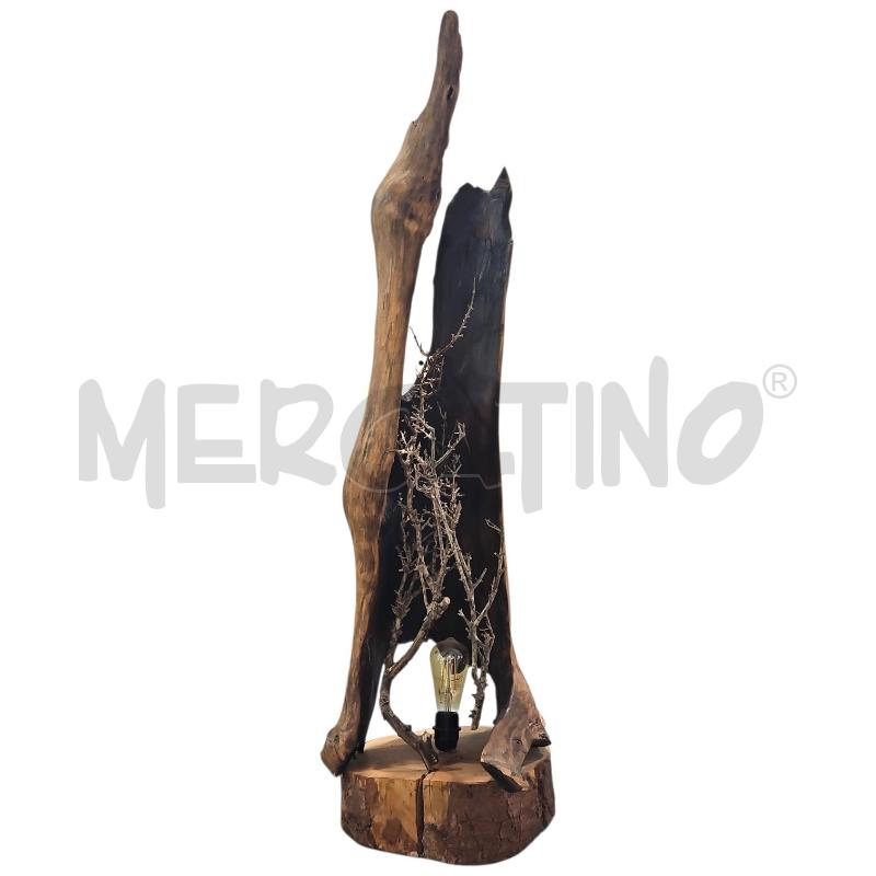 LAMPADA PIANTANA TRONCO CON FIORI | Mercatino dell'Usato Salerno fratte 1