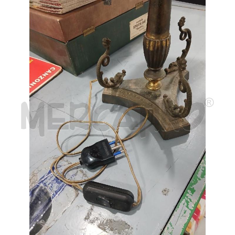 LAMPADA VINTAGE METALLO  | Mercatino dell'Usato Salerno fratte 2