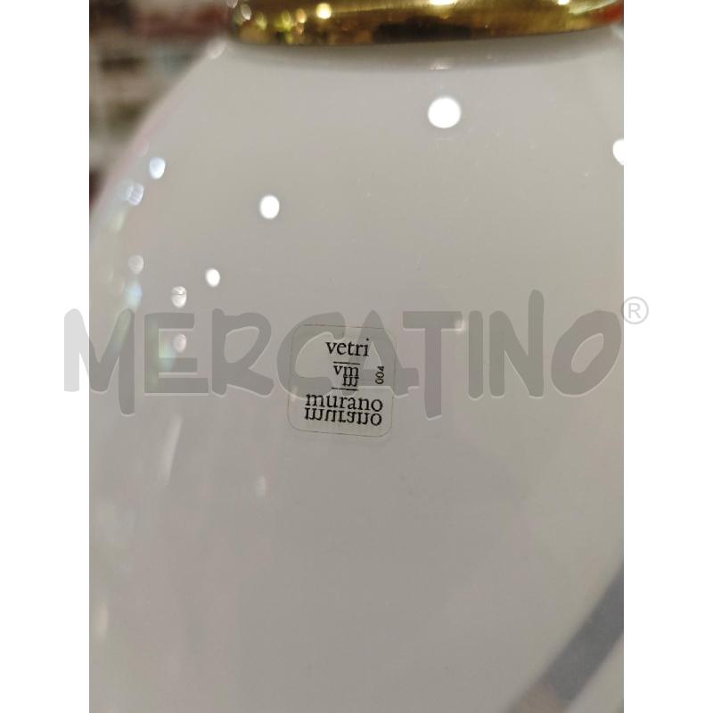 LAMPADE PZ.2 MURANO BIANCO GOLD | Mercatino dell'Usato Salerno fratte 2