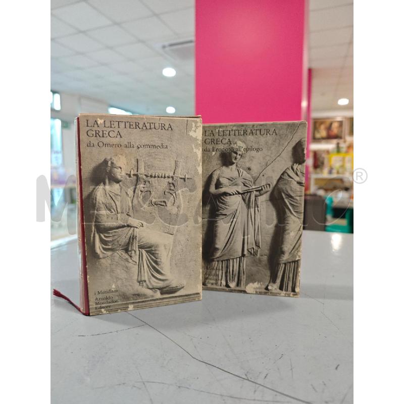 LA LETTERATURA GRECA MERIDIANI MONDADORI 1988 2 VOLUMI | Mercatino dell'Usato Salerno fratte 2