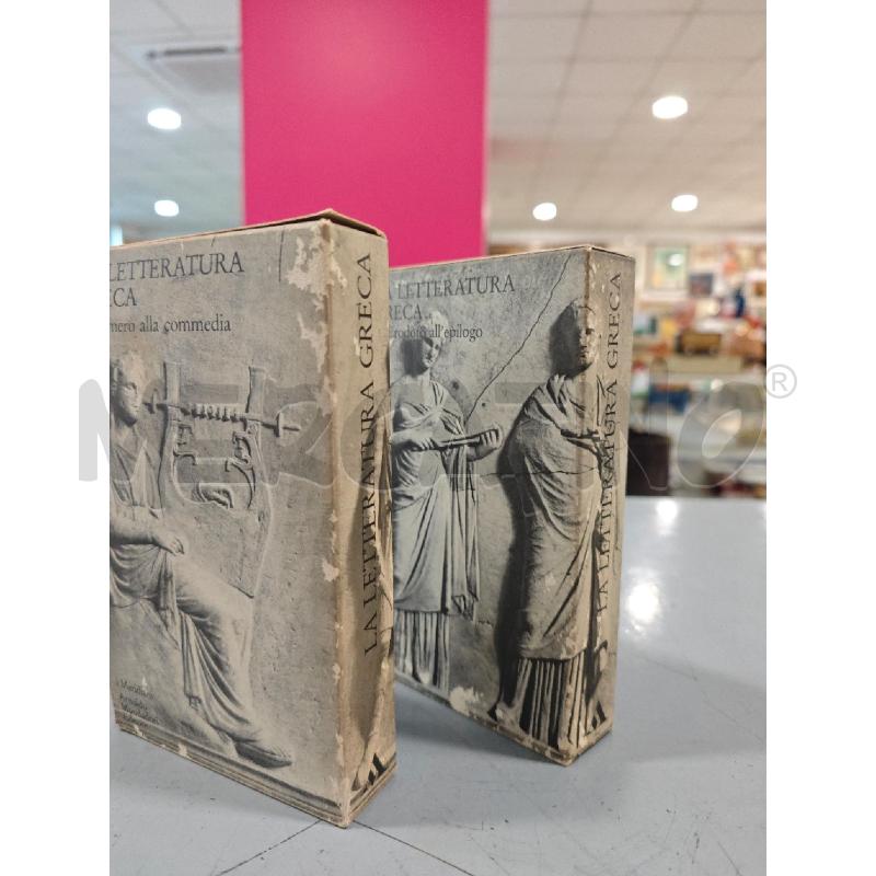 LA LETTERATURA GRECA MERIDIANI MONDADORI 1988 2 VOLUMI | Mercatino dell'Usato Salerno fratte 3