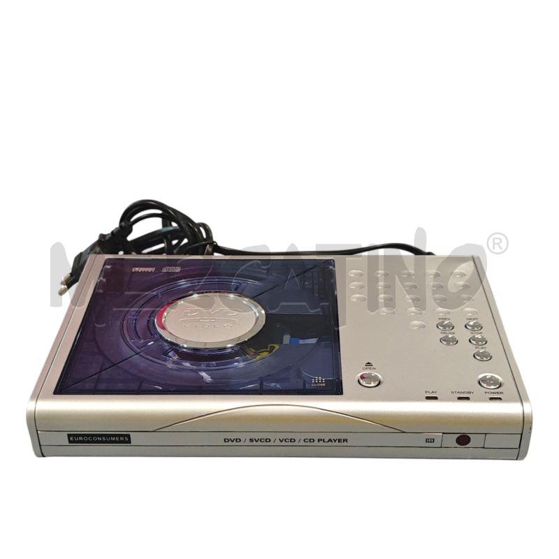 LETTORE DVD CD VCD GRIGIO EUROCONSUMERS | Mercatino dell'Usato Salerno fratte 1