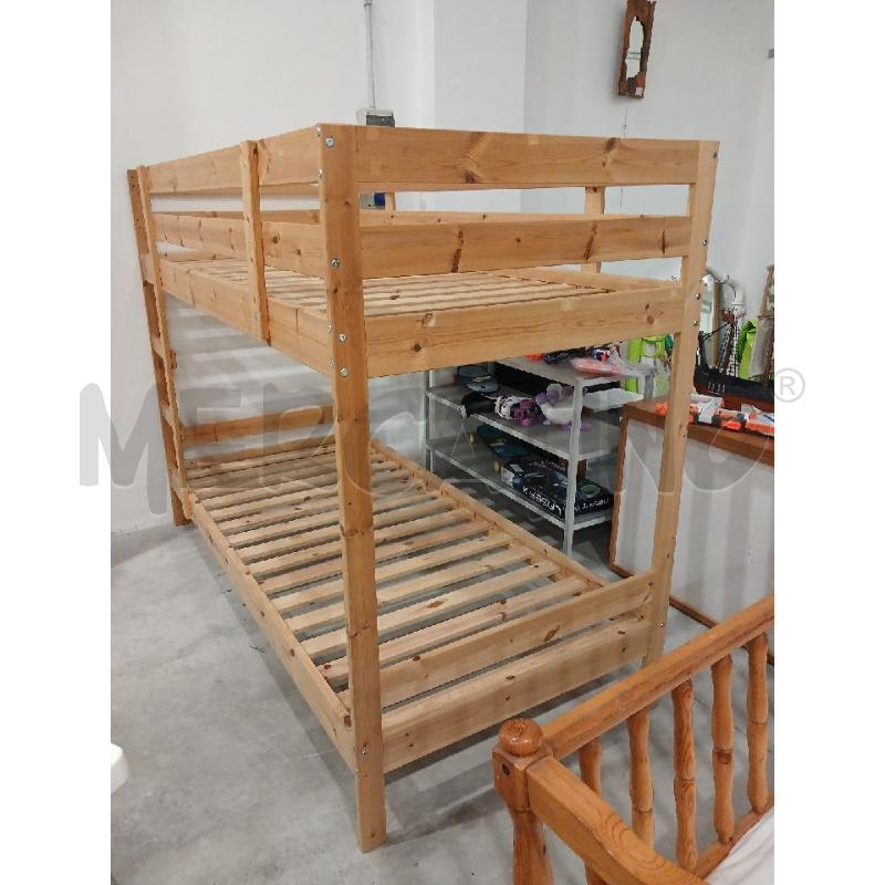 LETTO CASTELLO IKEA LEGNO | Mercatino dell'Usato Salerno fratte 2