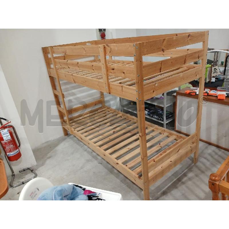 LETTO CASTELLO IKEA LEGNO | Mercatino dell'Usato Salerno fratte 3