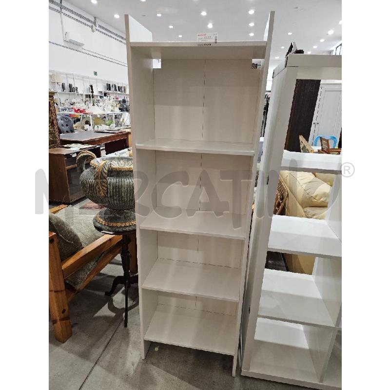 LIBRERIA BAGGEBO 50 X 25 X 160 BIANCO | Mercatino dell'Usato Salerno fratte 1