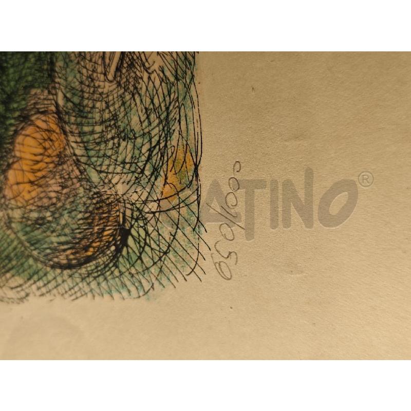 LITOGRAFIA CANEVARI DONNE  45X30 | Mercatino dell'Usato Salerno fratte 2