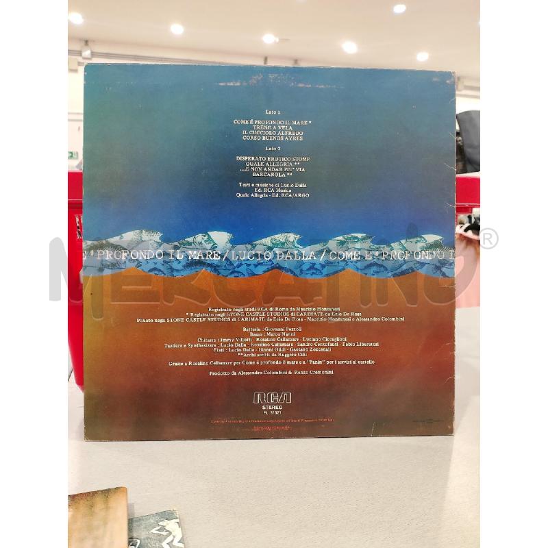LUCIO DALLA - COME È PROFONDO IL MARE  | Mercatino dell'Usato Salerno fratte 2