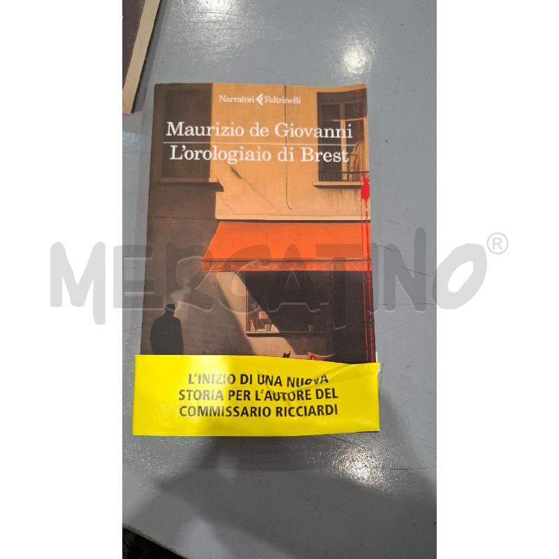 L'OROLOGIAIO DI BREST - MAURIZIO DE GIOVANNI  | Mercatino dell'Usato Salerno fratte 1