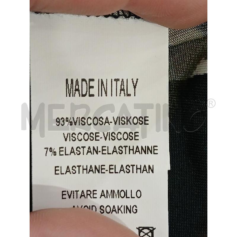 MAGLIA BLUSA DONNA LEI DI MIRELLA MATTEINI TG 47 NERA CERCHI GIALLI DEC BLU  | Mercatino dell'Usato Salerno fratte 5