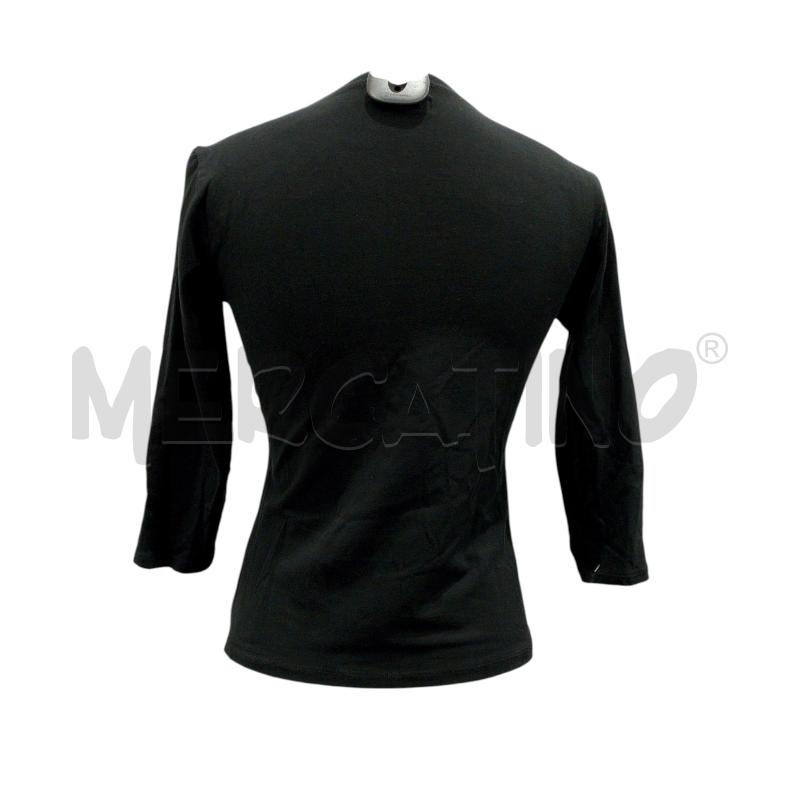 MAGLIA DONNA ARMANI JEANS NERA MANICA 3/4 | Mercatino dell'Usato Salerno fratte 2