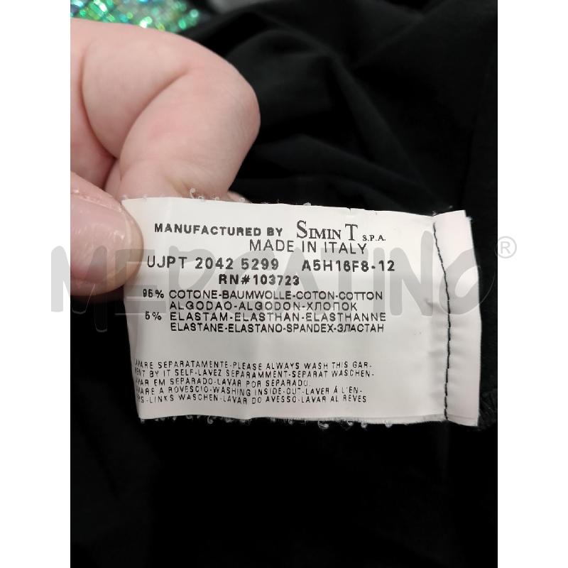 MAGLIA DONNA ARMANI JEANS NERA MANICA 3/4 | Mercatino dell'Usato Salerno fratte 4