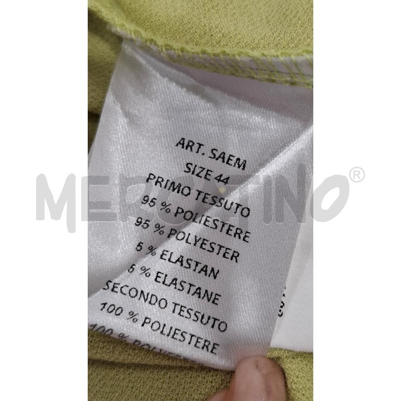 MAGLIA DONNA CAMOMILLA GIALLO EVID. DISEGNO TORRE EIFFEL | Mercatino dell'Usato Salerno fratte 4
